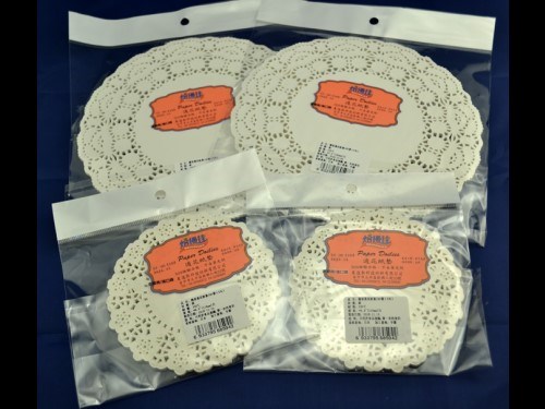 通花紙墊 白色圓形 (多尺寸)(250張or40張)-【良鎂咖啡精品館】
