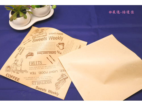 (焙優佳)帕里尼袋(吐司袋)-(牛皮無印刷、牛皮英文郵報)100張/500張-【良鎂咖啡精品館】