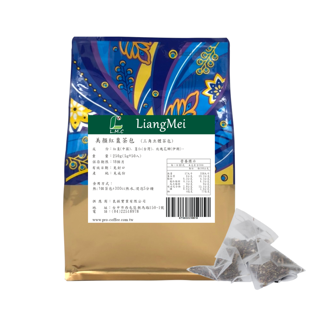 芳第三角茶包-甘菊紅棗茶包 5g*50入/包