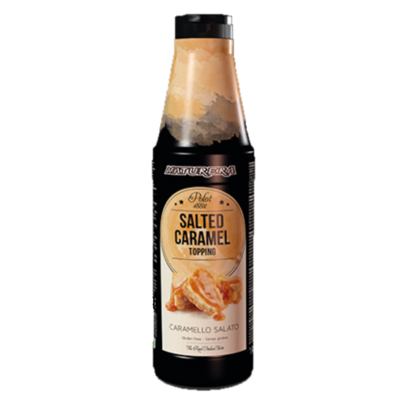 1882 焦糖海鹽淋醬 Salted Caramel Topping 1kg/瓶 裝飾醬