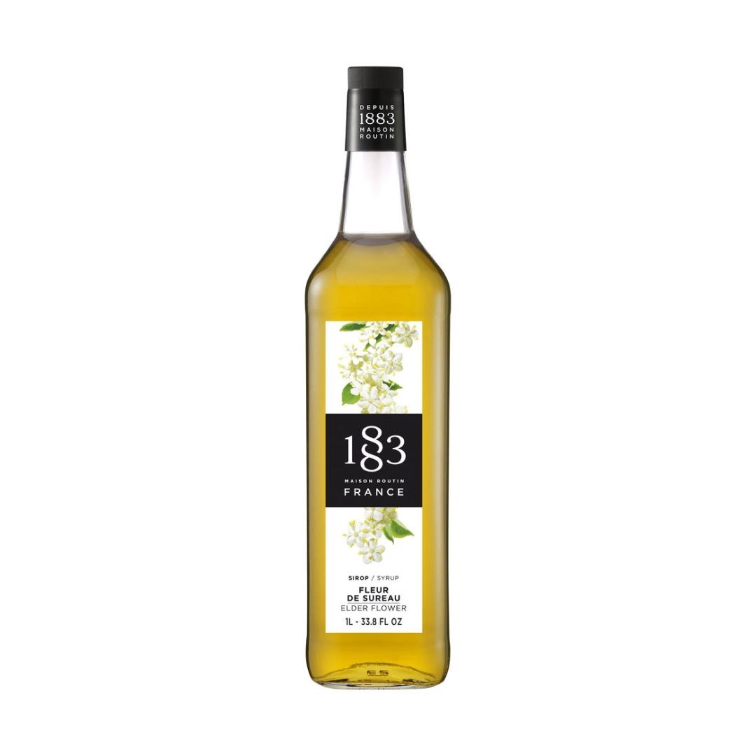法國 1883 糖漿果露-接骨木花風味 Elderflower 1000ml/瓶