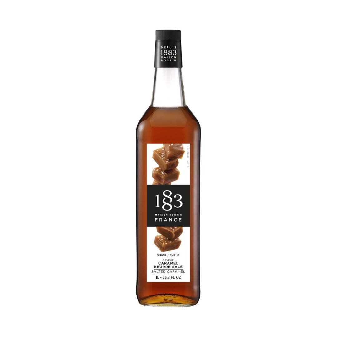 法國 1883 糖漿果露-海鹽焦糖風味 Salted Caramel 1000ml/瓶