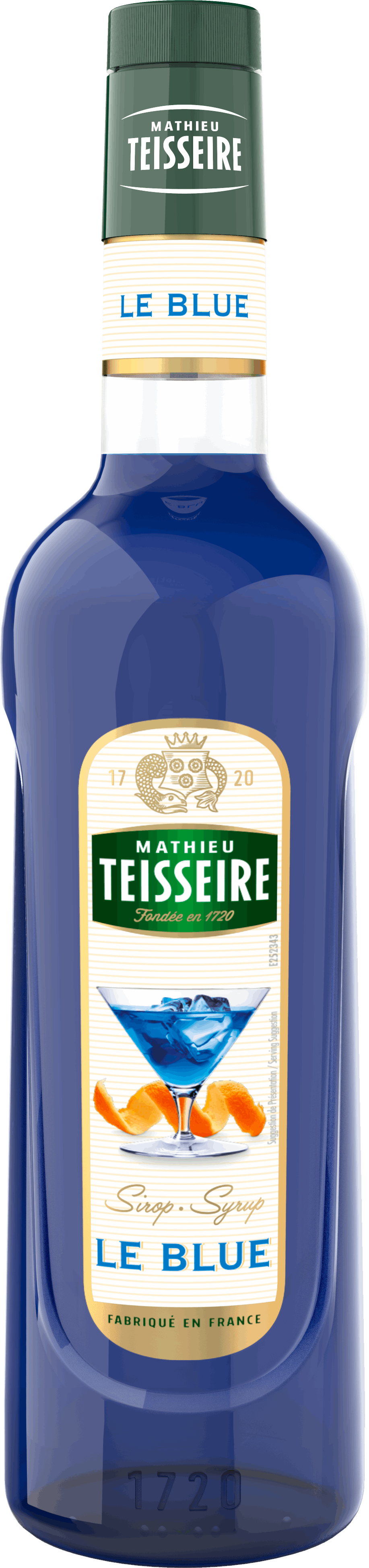 Teisseire 糖漿果露-藍柑橘風味 Le Blue 法國頂級天然糖漿 700ML