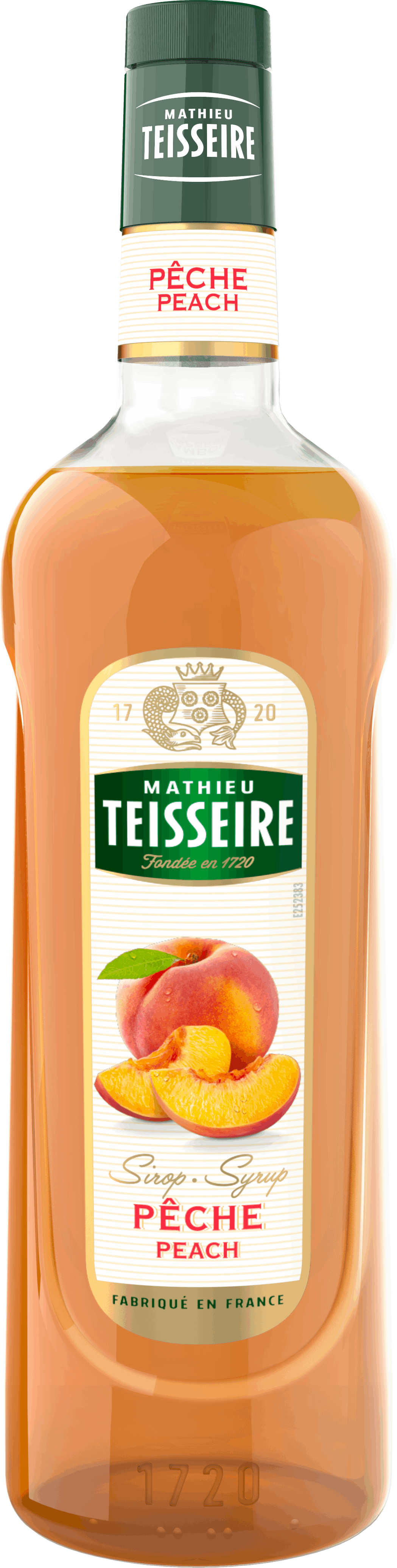 法國 Teisseire 糖漿果露-水蜜桃風味 Peach 1000ml/瓶