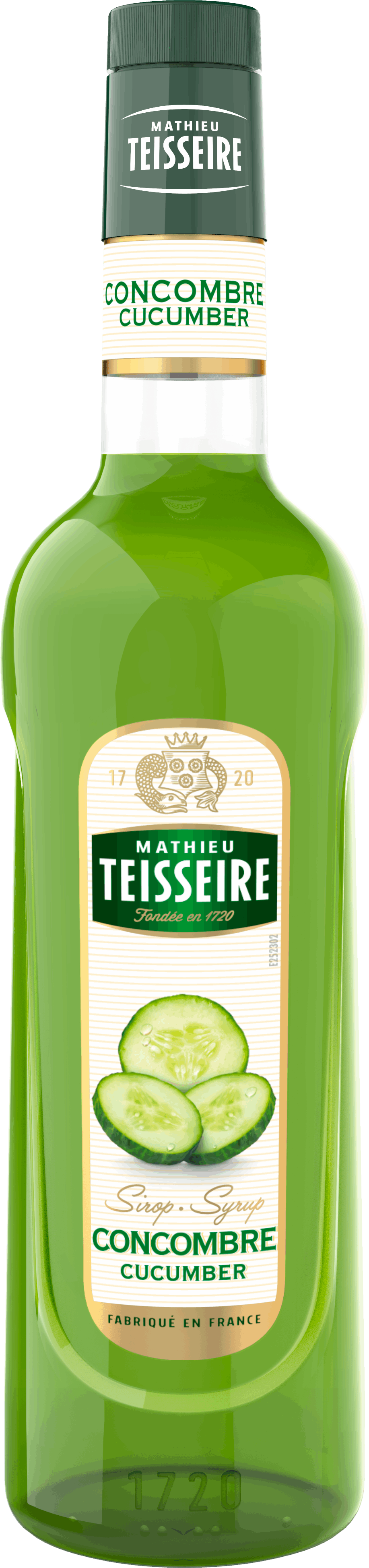 法國 Teisseire 糖漿果露-小黃瓜風味 Cucumbe 700ml/瓶-期限：2025/11