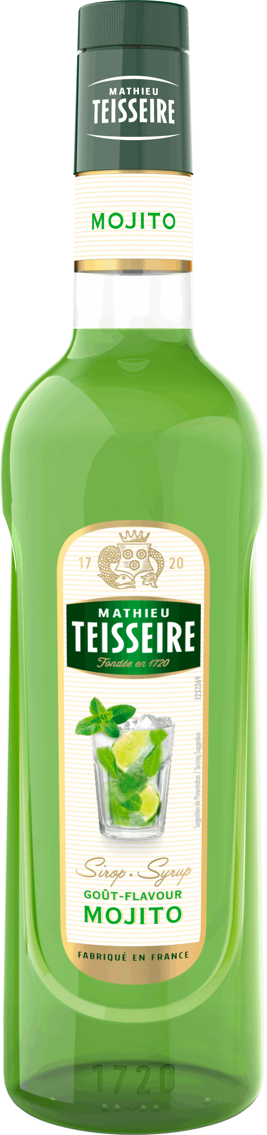Teisseire 糖漿果露-莫希托風味Mojito Syrup法國頂級天然糖漿 700ml /1000ml【良鎂咖啡】