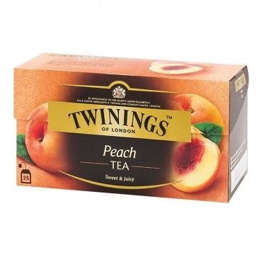 英國唐寧茶 TWININGS-香甜蜜桃茶包 PEACH TEA 2g*25入/盒