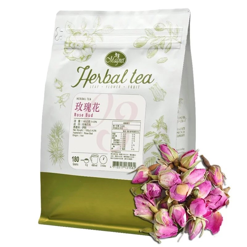 曼寧花草茶 玫瑰花 (整朵)180g/包
