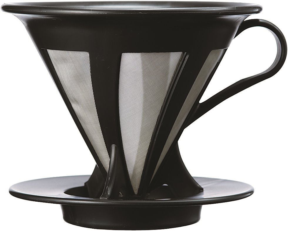 Hario CFOD-02B V60 免濾紙不銹鋼錐形濾杯 1-4人份