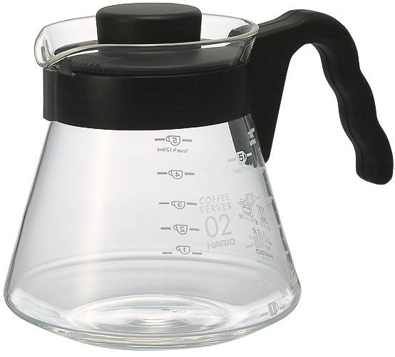 Hario VCS-02B 黑色微波耐熱咖啡壺 700ml
