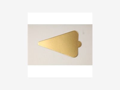 切片蛋糕墊 金色三角