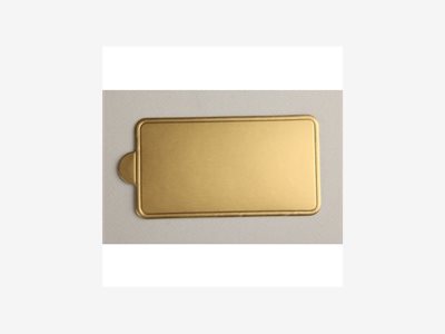 切片蛋糕墊 金色長方(4.1*11.6、5.5*10)-【良鎂咖啡精品館】