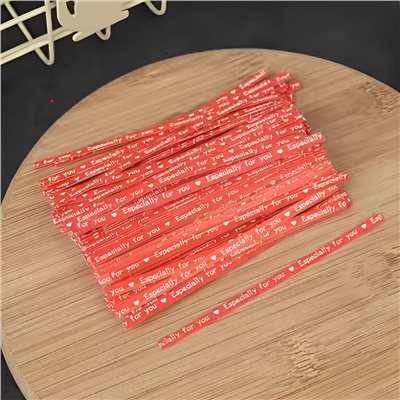 扎絲-紅色 100入