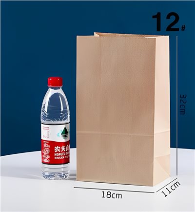 2號-15號 多尺寸 牛皮紙袋(70g加厚)-50入【良鎂烘焙批發】