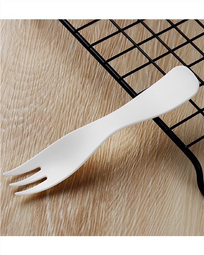 三叉 叉子 白色 100入