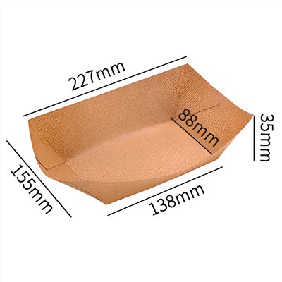牛皮紙船盒5 100入
