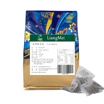芳第三角茶包-台灣綠茶包 7g*50入/包