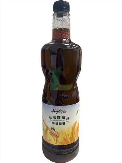 濃糖糖漿金麥蜂釀香綠茶糖漿1.2kg -『良鎂咖啡精品館』
