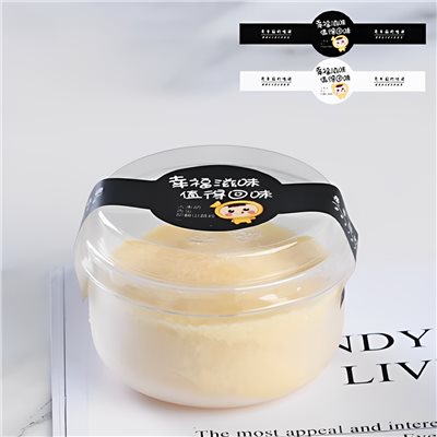 布丁杯140ml（杯+蓋+貼）-10入