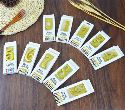 生日蠟燭 蛋糕蠟燭 數字 英文 水晶蠟燭  【良鎂咖啡餐飲烘焙批發】