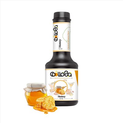 酷樂夏 Coollosa 蜂蜜風味果露 1.2kg/瓶 有效期限2026.05.17【良鎂咖啡烘焙行】