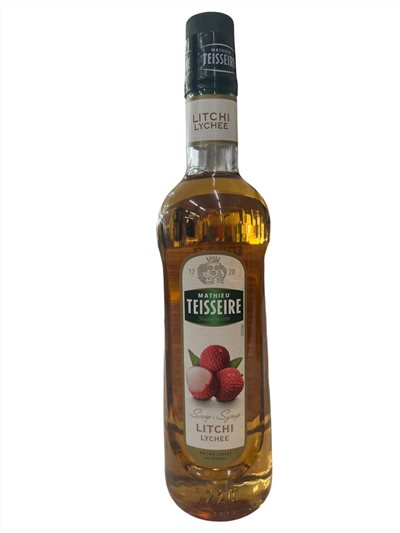 Teisseire糖漿果露-荔枝風味 Litchi Syrup法國頂級天然糖漿 700ml-效期202511【良鎂咖啡】