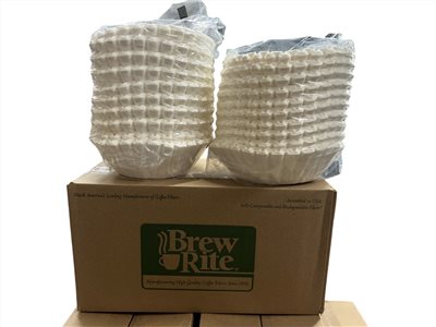 咖啡機濾紙-美國 Brew Rite/Bunn 中小型美式咖啡機適用 (24.3CM) 1000入/箱