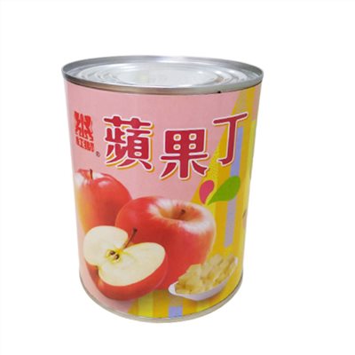 綠盟-紅獅蘋果丁【進口果丁】3000g/罐