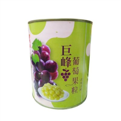 綠盟-紅獅巨峰 葡萄 果粒 去皮去籽【進口果丁】850g/罐-效期202607