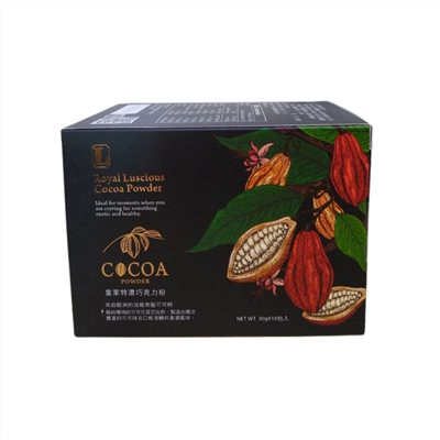 調味粉-COCOA POWDER 皇家 特濃 巧克力粉 30g*10包入/盒