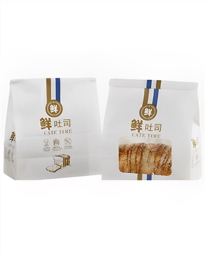 麵包吐司袋(小)含鐵絲-10入 
