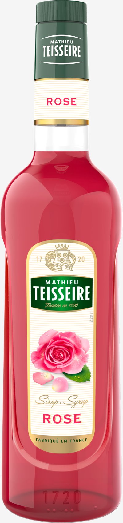 法國 Teisseire 糖漿果露-玫瑰風味 Rose 700ml/瓶