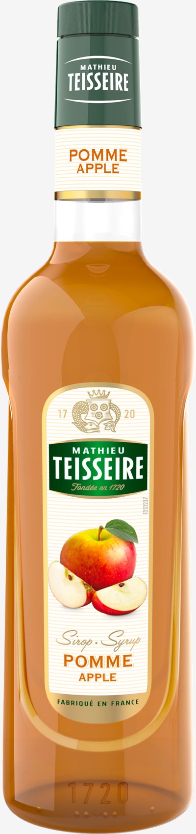 法國 Teisseire 糖漿果露-蘋果風味 Apple 700ml/瓶期限2026.10