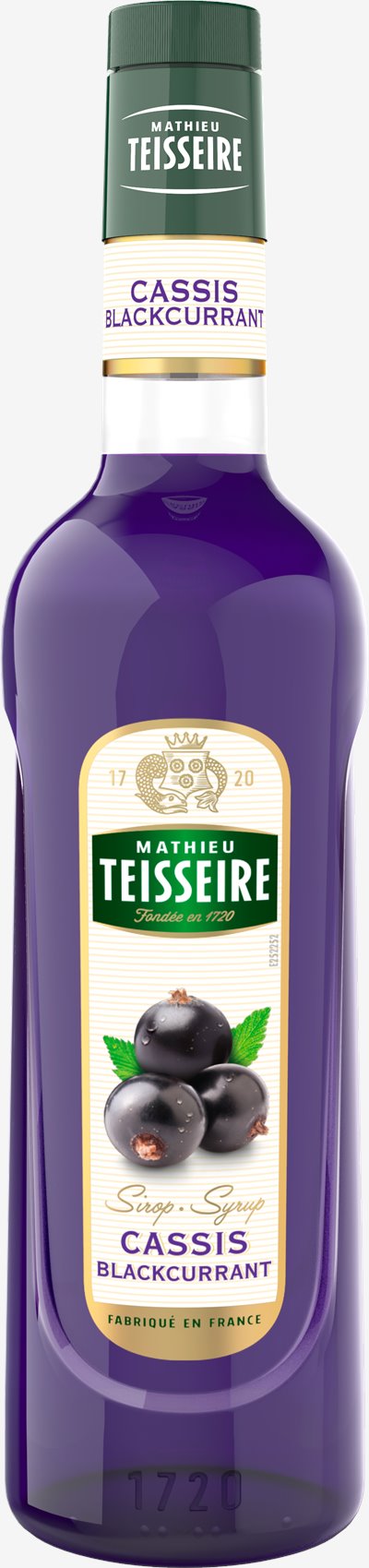 Teisseire 糖漿果露-黑醋栗風味 Blackcurrant 法國頂級天然糖漿 1000ml