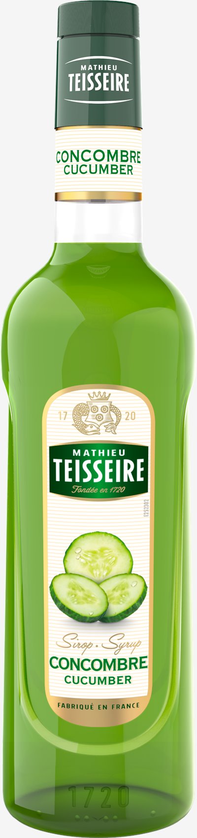 法國 Teisseire 糖漿果露-小黃瓜風味 Cucumbe 700ml/瓶-期限：2025/11