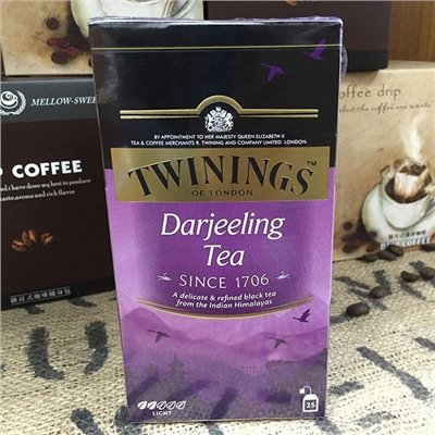 英國唐寧茶 TWININGS-歐式大吉嶺茶包 DARJEELING TEA 2g*25入/盒