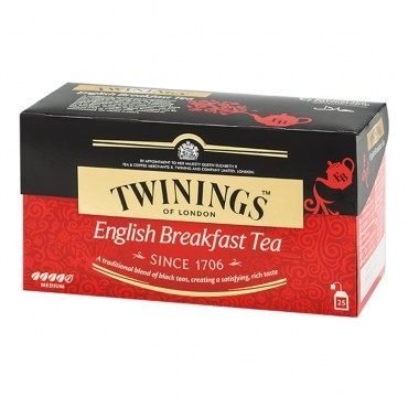 英國唐寧茶 TWININGS-英倫早餐茶包 ENGLISH BREAKFASE TEA 2g*25入/盒