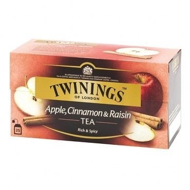英國唐寧茶 TWININGS-異國香蘋茶包 APPLE,CINNAMON&RAISIN 2g*25入/盒