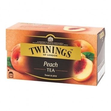 英國唐寧茶 TWININGS-香甜蜜桃茶包 PEACH TEA 2g*25入/盒