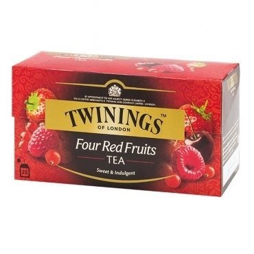 英國唐寧茶 TWININGS-四紅果茶包 FOUR RED FRUITS TEA 2g*25入/盒