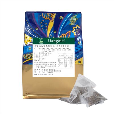 芳第三角茶包 水果草本茶-水蜜桃天堂茶 5g*50入/包