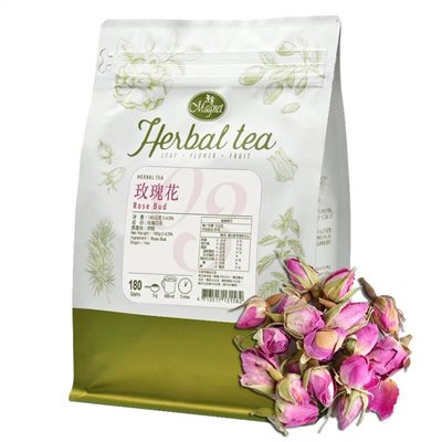 曼寧花草茶 玫瑰花 (整朵)180g/包