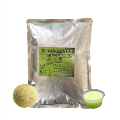 布丁果凍粉-日式哈密瓜風味布丁粉 1kg/包