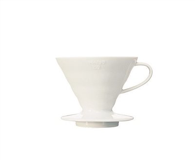 HARIO VDC-02W V60 白色陶瓷圓錐形濾杯 1-4人份