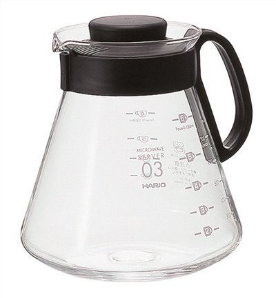 Hario XVD-80B 黑色微波耐熱咖啡壺 800ml