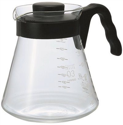 Hario VCS-03B 黑色微波耐熱咖啡壺 1000ml