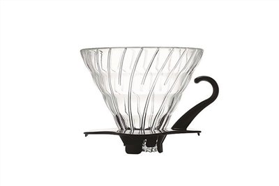 Hario VDG-02B V60 黑色玻璃圓錐形濾杯 1-4人份